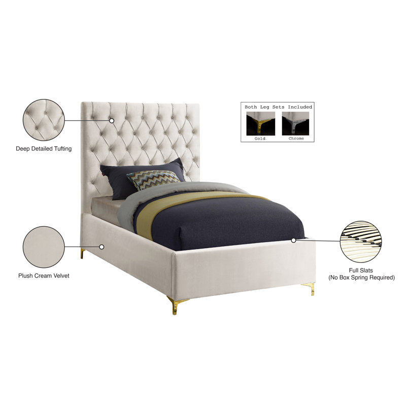 Mercer41 Dermott Upholstered Platform Bed & Reviews Wayfair